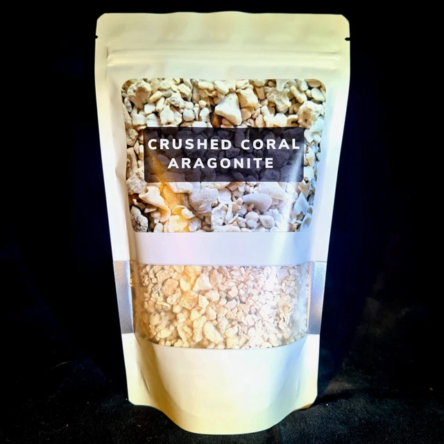 Coral triturado | aragonita | amortiguador natural de pH/KH | calcio | 100 g - 1 kg | Reino Unido