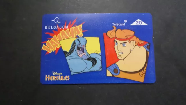 Telecarte Belgique Belgacom Disney Hercules