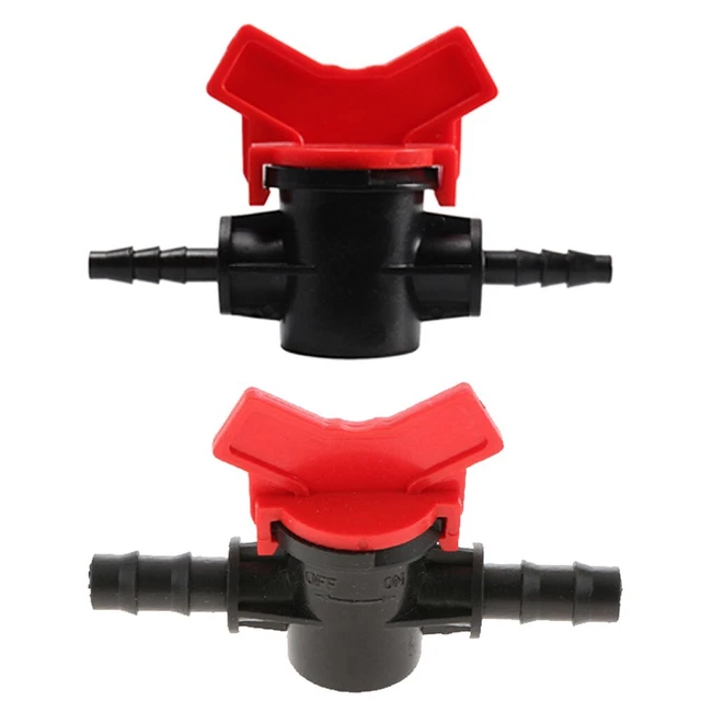 Kit Microirrigazione 50 Pezzi Mix 'n' Match Con Valvola - Tubo 4/6 Mm - Crea Il Tuo Impianto Fai Da Te