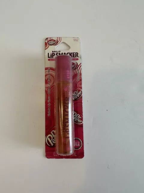 LIP SMACKER DR PEPPER  ROLL-IT Roll-on Lip Gloss 0.27 oz #552