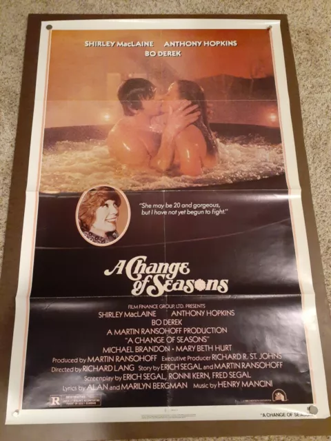 A Change of Season (1980) - Original Folded One Sheet Movie Poster - 27" x 41"