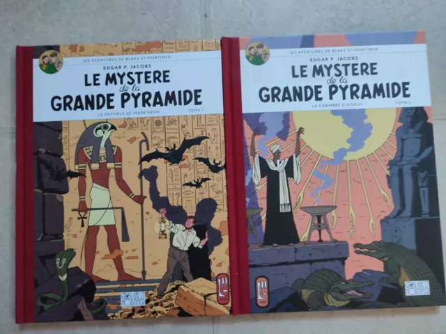 Blake Et Mortimer.le Mystere De La Grande Pyramide.tome 1 Et 2.Belle Ed.le Monde