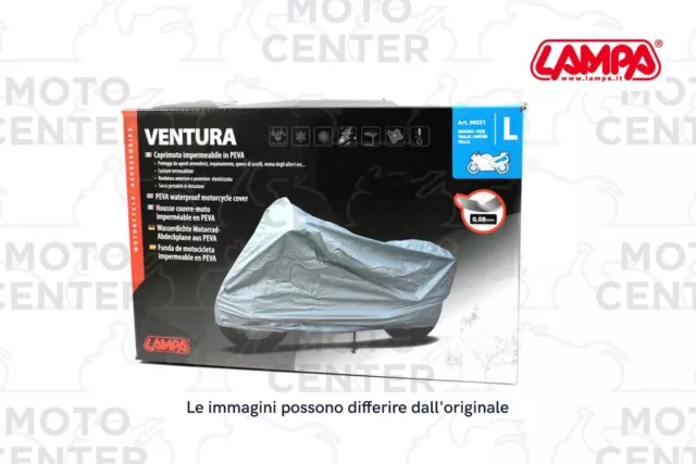 Bike Cover LAMPA Ventura Waterproof IN Peva Size L 229x125x99 Cm. ( Lhw )