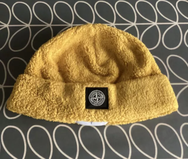 Stone island fleece pile hat cheap