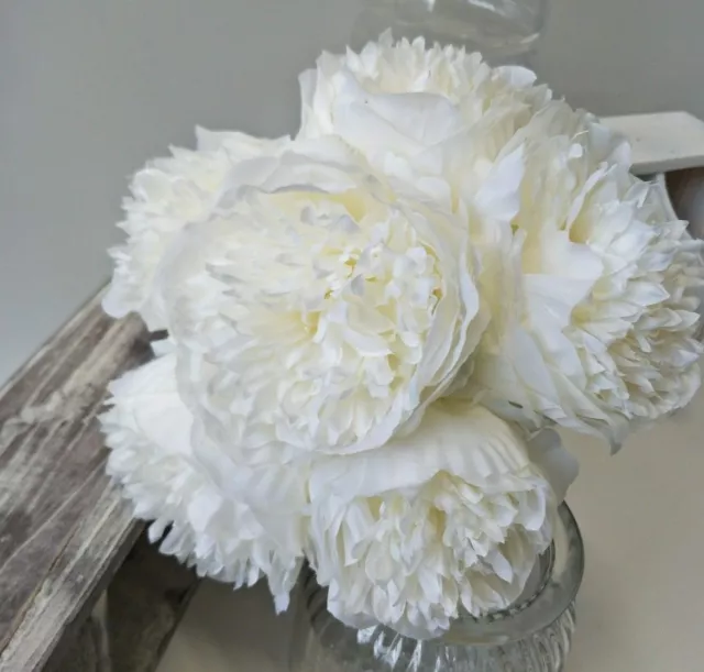 Artificial Silk Flower Peony Flowers Bridesmaid Wedding Bouquet Fake weddings