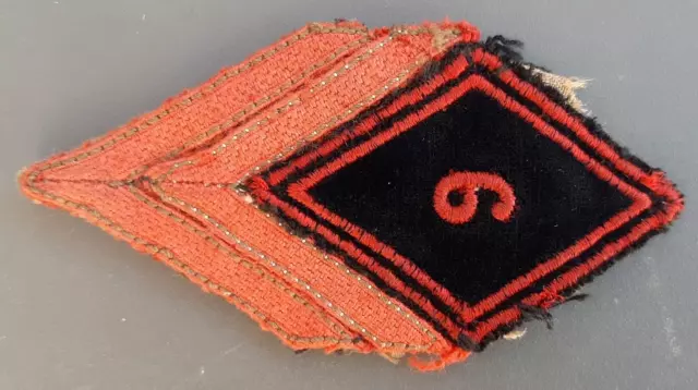 9° RG Régiment Génie Caporal losange de bras modèle 1945 insigne tissu patch