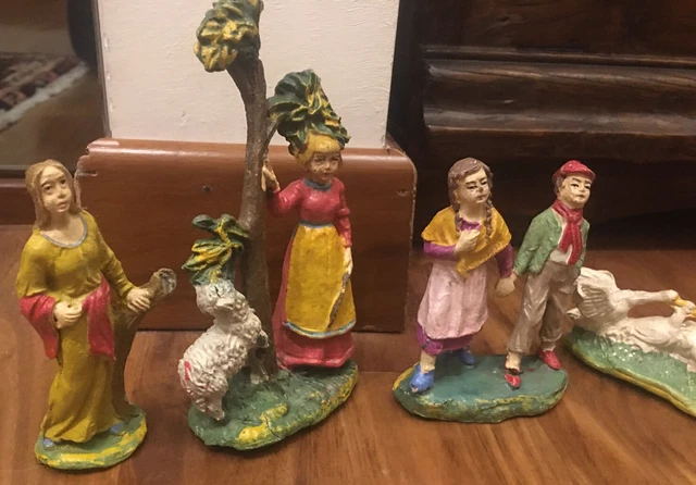 STATUINE PRESEPE PRESEPIO Rovello Porro Serie 10 CM Italy Nativity