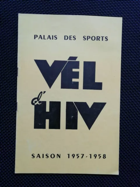 Vél D'Hiv - Palais des Sports - Réunion Cycliste - 1957-1958 - Anquetil - Coppi