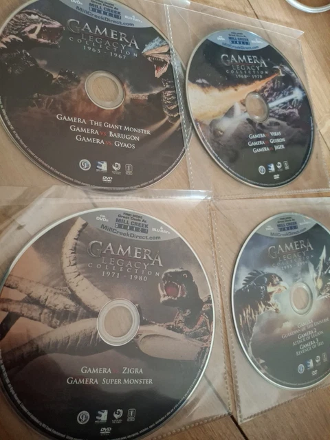 GAMERA LEGACY COLLECTION 1965-1999　新品未開封 GAMERA: LEGACY COLLECTION 1965-1999 (DVD, 2014, 4-Disc Set) R1