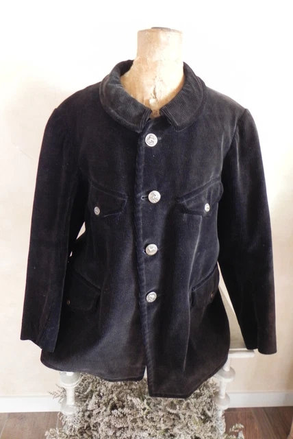 Ancienne Veste De Chasse Manufrance - Imperméable Col Amovible, Vêtement De Travail Vintage