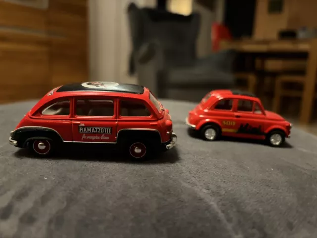 Modellautos FIAT 500, Multipla Ramazotti Edition Top Sammler