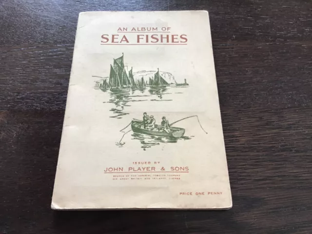 An album of Sea Fishes full set Players cigarette cards from 1935