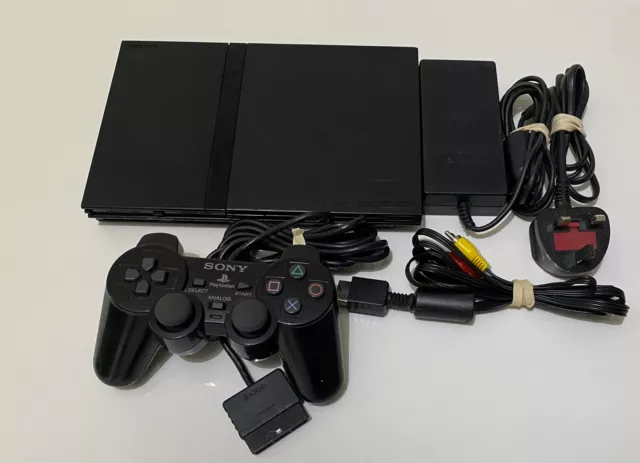Sony PlayStation 2 PS2 Slim Bundle w/ New Controller, FULLY REFURBISHED &  TESTED