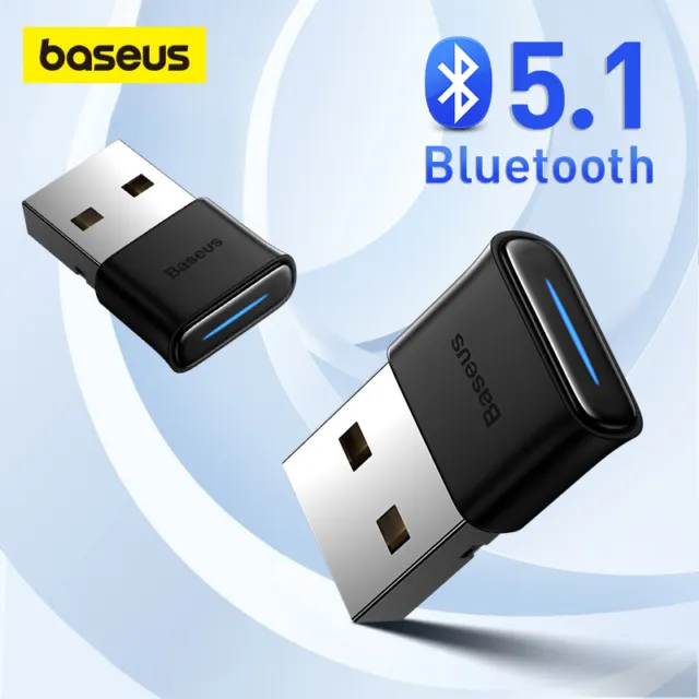 Baseus USB Wireless Bluetooth 5.1 Adapter Dongle Receiver Transmitter PC Speaker 3