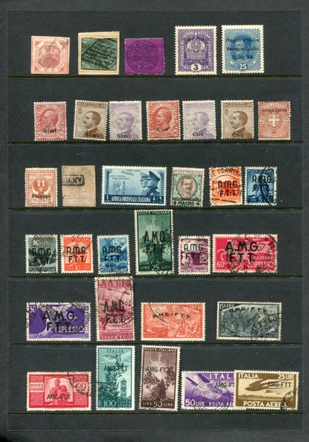 Italy Old Occupations States M&U Lot 60 Stamps