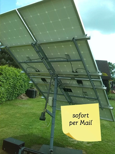 Solar Tracking Bauanleitung !/ Nachführanlage Sonnennachlauf Solaranlage  Modul