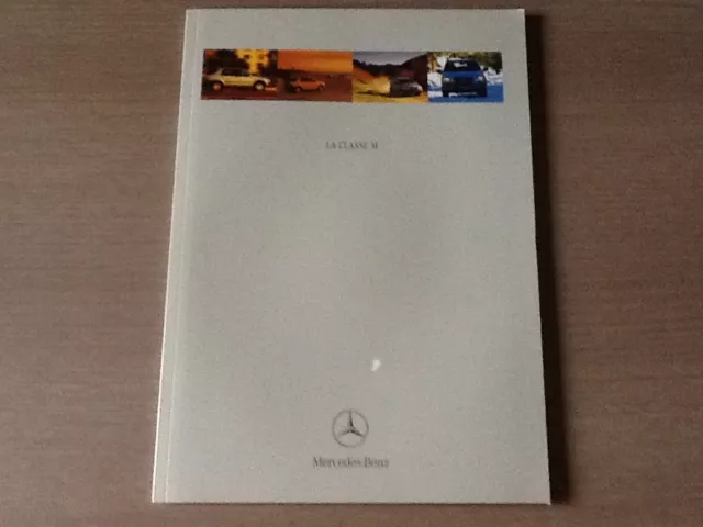 Catalogue brochure Katalog Prospekt MERCEDES CLASSE M ANNEE 1997 47 PAGES