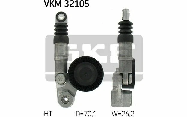 SKF Galet tendeur (courroie d'accessoire) pour ALFA ROMEO BRERA VKM 32105