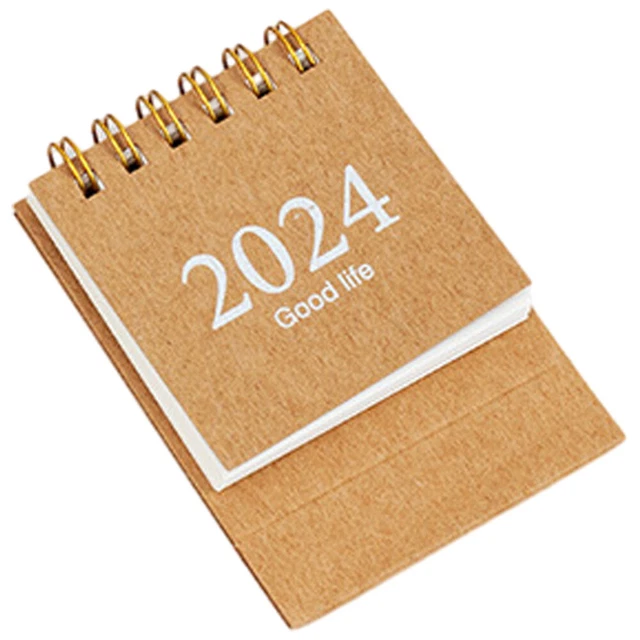 2024 TABLE MONTHLY Tabletop 2024 Calendar for Desk Office Decor Home £4