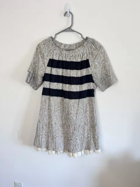 Marc Marc Jacobs Floral And Stripe Dress Size XS