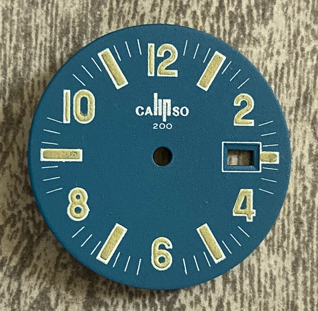 Cadran Bleu LIP Pour Montre Télévision De 1972 - Neuf Sans étiquette