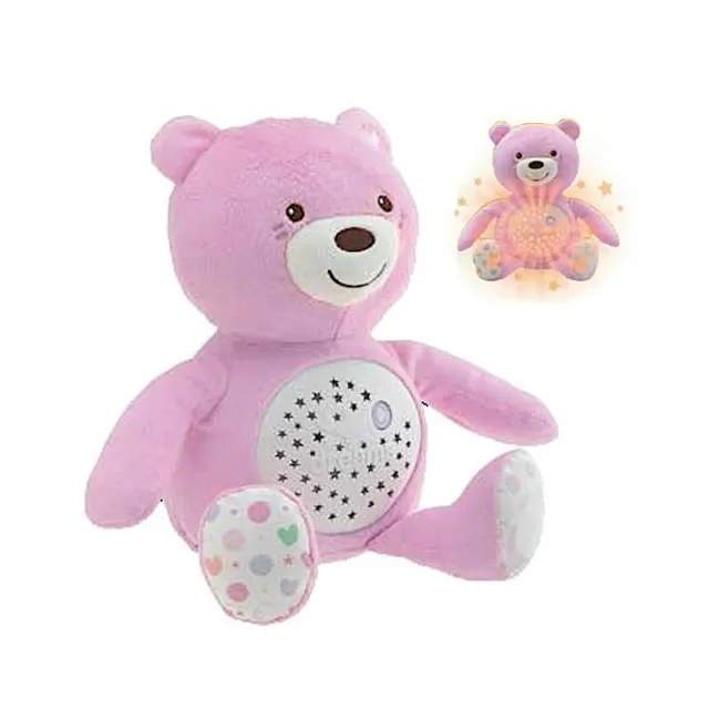 CHICCO First Dreams Baby Bear Night Light - pink