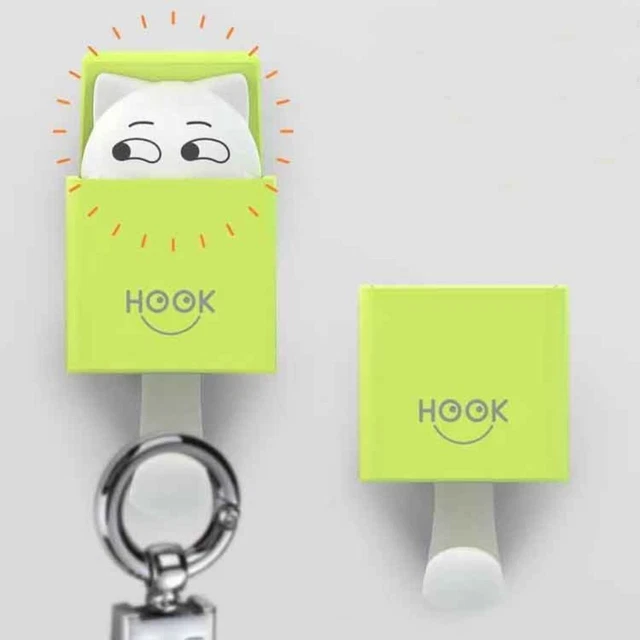 Universal Kitten Cat Hook Creative Wall Hooks Towel Cap Rack  Bedroom