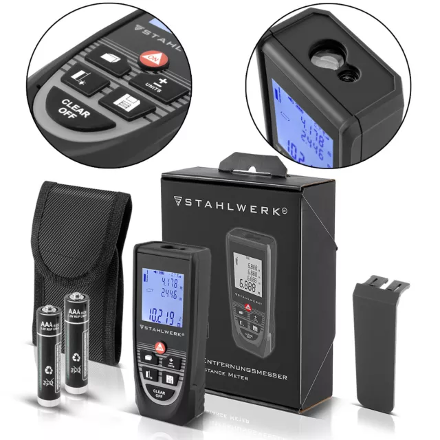 STAHLWERK LDM-40 ST Télémètre laser Distancemètre laser 40 m