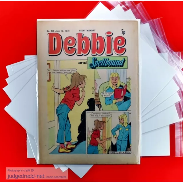 Debbie No 278 Comic Book Issue 10 6 1978 UK + Comic Bag and Board (Lot 595 )