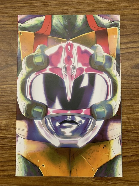 Power Rangers/Teenage Mutant Ninja Turtles #4 Pink Helmet (2020 IDW/Boom!)