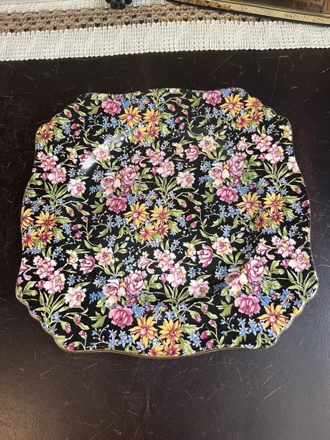 Royal Winton Chintz Nantwich 6" Plate Square