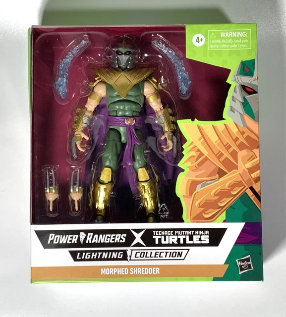 Power Rangers Lightning Green Ranger Shredder Deluxe Action Figure Hasbro Toy