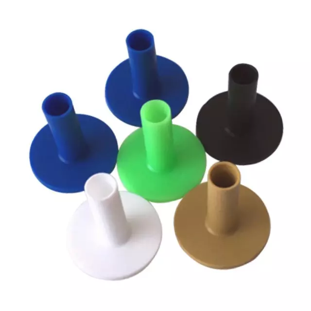 Supports de balles de Golf en caoutchouc, 6 pièces, pour terrain de conduite de