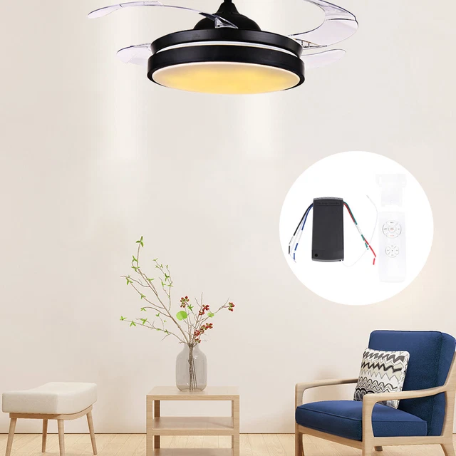 Telecomando Universale Per Ventilatore Da Soffitto Con Luce, 3 Velocità, Ricevitore Incluso, Facile Installazione, Per Hotel E Casa