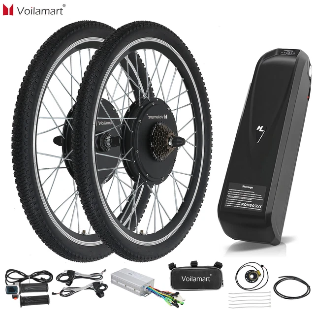 VOILAMART ELECTRIC BIKE Conversion Kit 48V 250W15OOW Motor Wheel Ebike