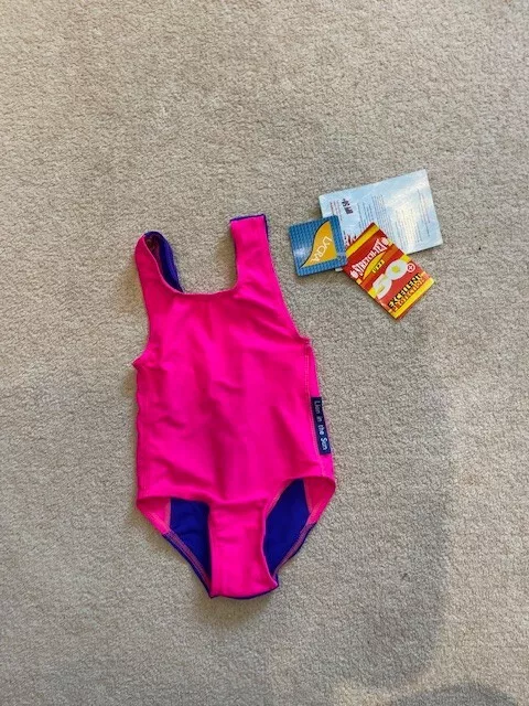 Lion in the Sun UV protective girls swimsuit age 1-2 years