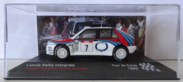 LANCIA DELTA INTEGRALE #7 Tour De Corse 1992 Bugalski Giraudet Ixo