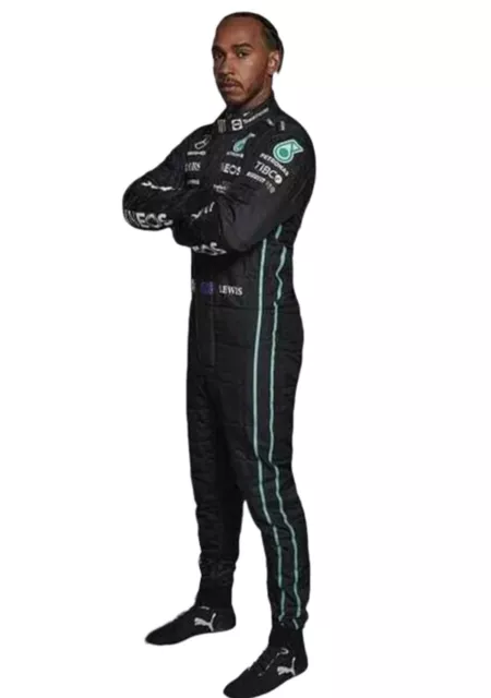 Lewis Hamilton Mercedes 2022 F1 Racing Suit Go Kart Race Suit 3