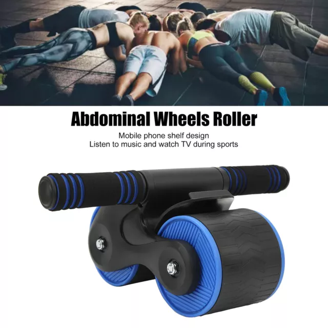DOUBLE ROUND ABDOMINAL Wheels Roller Domestic Abdominal Exerciser Home ...