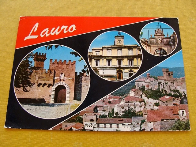(FG.A41) LAURO - VEDUTE VEDUTINE, CASTELLO LANCELLOTTI (vg 1981, ed. Acerra)
