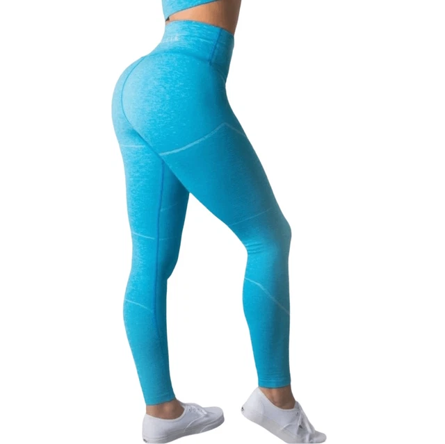 ALPHALETE REVIVAL R6 Leggings Size Medium Cayman Blue Activewear Athleisure  £47.44 - PicClick UK