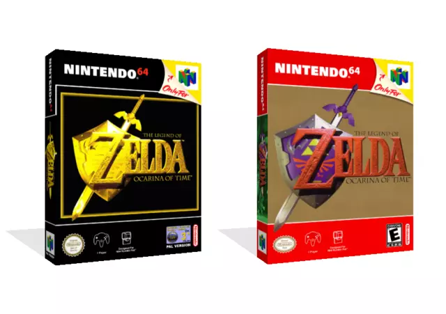 - Legend of Zelda Ocarina of Time N64 Replacement Cover Art + Box Only