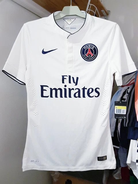 Maillot Extérieur PSG 2013-2014 – Nike – Taille XL – Blanc