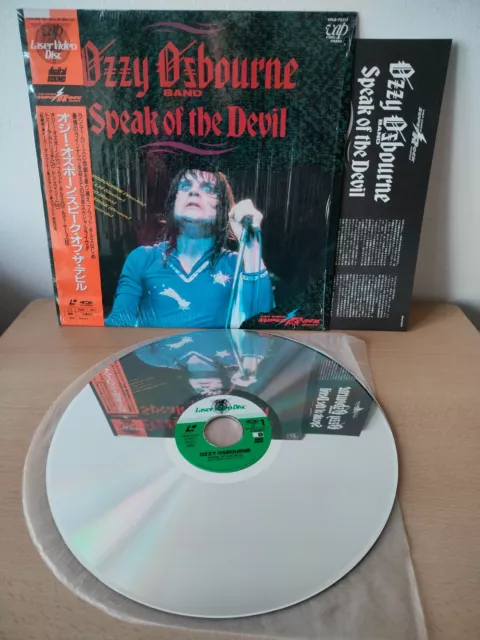 OZZY OSBOURNE - Speak of Devil 1982,  Laserdisc, Japan LD NTSC