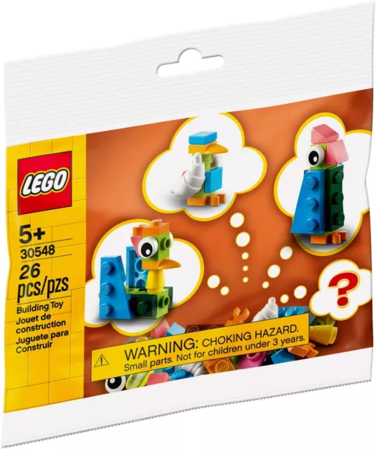 Classique LEGO Sac en Plastique Set 30548 Construit le Votre Oiseaux Mini Modèle