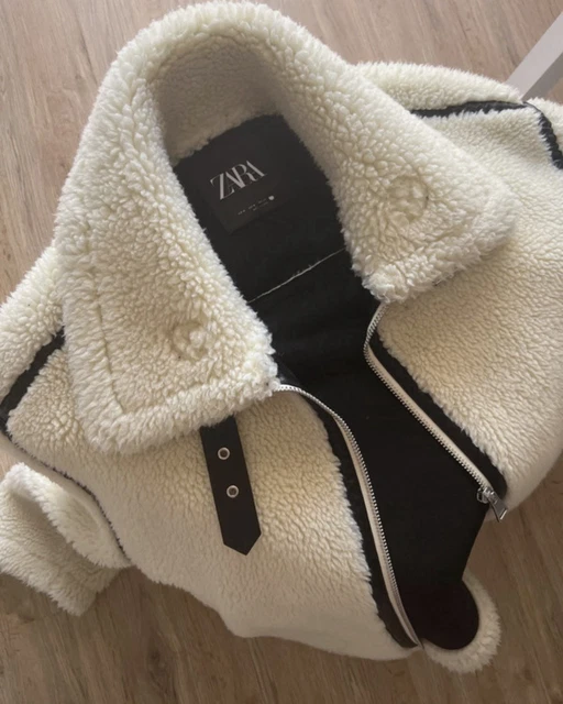 Manteau Douillet Zara Girl Réversible Marron - Taille 98 (2-3 Ans) - NEUF Avec étiquettes