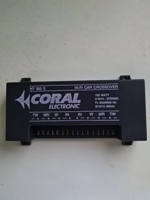 Crossover Coral Electronic Nt 325 S Hi-Fi Car 3 Vie Crossover Coral 100 Watt