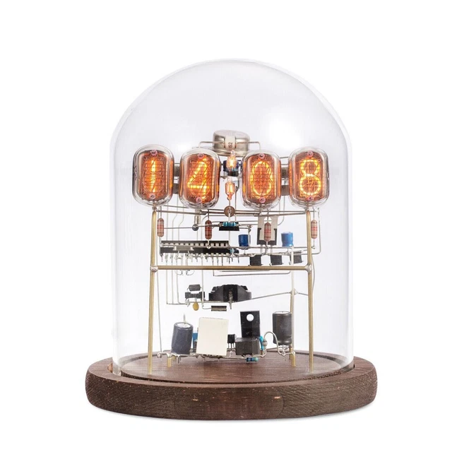 DIY DIGITAL TUBE Clock IN12 Nixie Tube Clock Kit High Accuracy LED ...