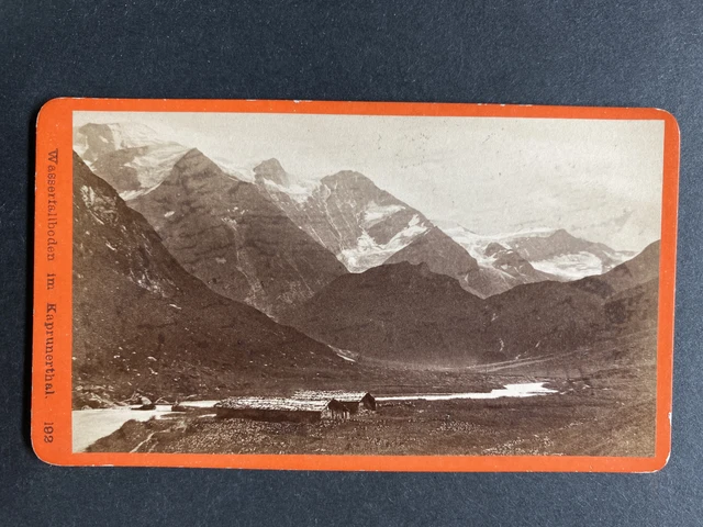 SUISSE, GLACIER INFÉRIEUR de Grindelwald, vintage print, ca.1870, stéréo Tirage EUR 99,00 - FR