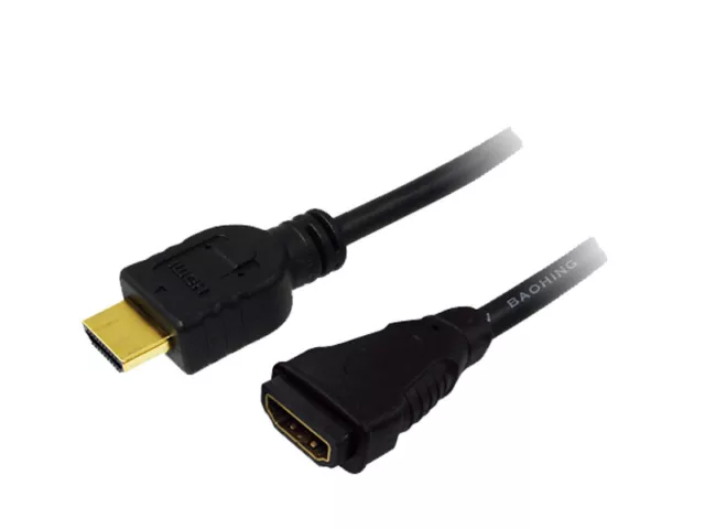 3x prolunghe HDMI alta velocità 1.4 con Ethernet, spina A su presa A, v